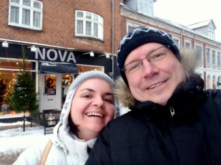 Wir beide in Hjørring 