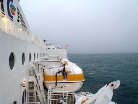 Stürmische Überfahrt