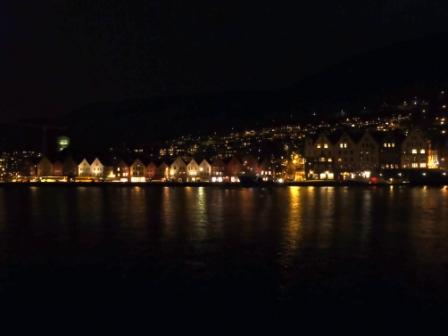 Blick auf Bryggen