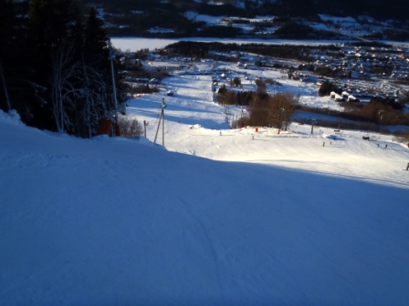 Olympia-Slalom Strecke